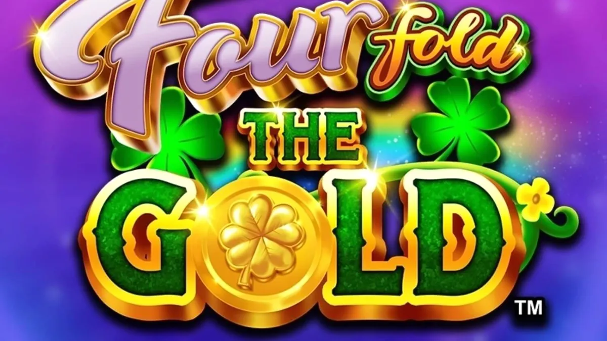 Interface do slot Fourfold the Gold com tema espacial e duende